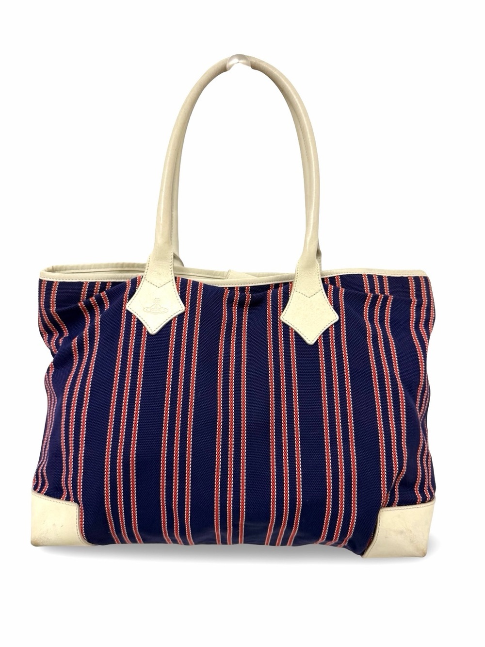 Vivienne Westwood Hand Bag Women RED stripe - Picture 4 of 14